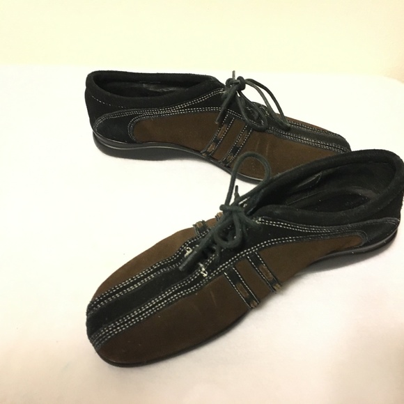 David Tate Shoes - David Tate Size 8M Leather Suede Oxfords Shoes